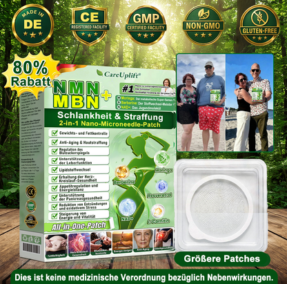 🇩🇪 𝐎𝐟𝐟𝐢𝐜𝐢𝐚𝐥𝐞𝐫 𝐃𝐞𝐮𝐭𝐬𝐜𝐡𝐥𝐚𝐧𝐝-𝐒𝐡𝐨𝐩 | 🧑‍⚕️🩺 𝐂𝐚𝐫𝐞𝐔𝐩𝐥𝐢𝐟𝐭® Moringa · Berberin × NAD+ 𝟏𝟎-𝐢𝐧-𝟏 𝐀𝐝𝐯𝐚𝐧𝐜𝐞𝐝 𝐍𝐚𝐧𝐨-𝐌𝐢𝐤𝐫𝐨𝐧𝐚𝐝𝐞𝐥-𝐏𝐚𝐭𝐜𝐡 — 𝐄𝐢𝐧𝐦𝐚𝐥 𝐭ä𝐠𝐥𝐢𝐜𝐡, 𝐬𝐢𝐜𝐡𝐭𝐛𝐚𝐫𝐞 𝐄𝐫𝐠𝐞𝐛𝐧𝐢𝐬𝐬𝐞 𝐢𝐧 𝟕 𝐓𝐚𝐠𝐞𝐧